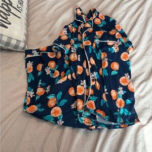 Floral Print Women's Pajama Set